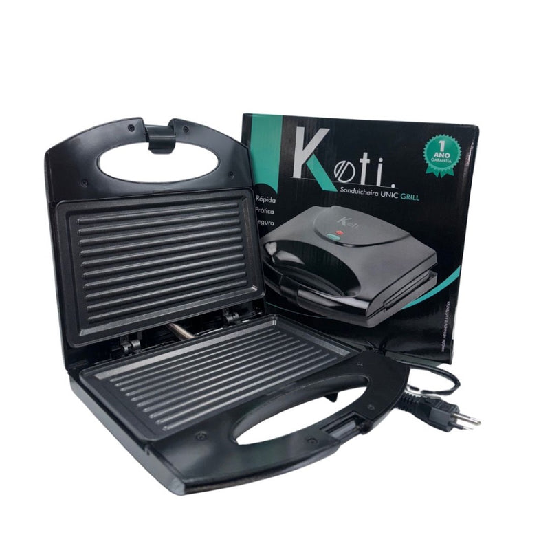 Sanduicheira Grill Unic Koti Preta 750w 110v 220v